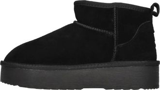 Massimo Santini Schoenen, Dames, Zwart, 37 EU, Su&egrave;de, Echte Furnero Su&egrave;de Enkellaarsjes