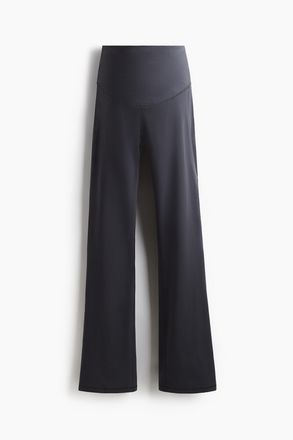 H&M MAMA Ausgestellte Sportleggings mit SoftMove - Dunkelgrau