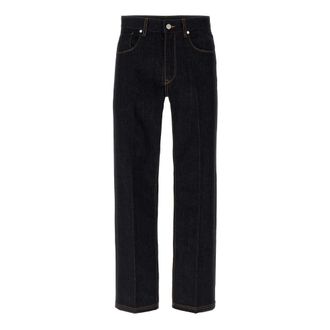 Fendi Long Jeans - male - Fendi - Straight Fit Jeans - Blue - W30 - Jeans