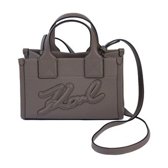 Karl Lagerfeld Shopping Bags, female, Gray, ONE SIZE, K/Square Small Tote Grainy