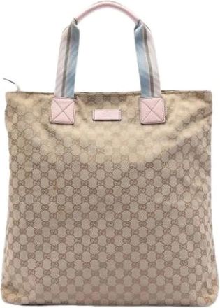 Gucci Pre-owned Tote Bags, female, Brown, Size: ONE SIZE Pre-owned Tote Bag