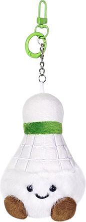 Generic Keychain Plush, Soft Cartoon Badminton-Inspired Bag Pendant Charm on Backpack Wallet Purse, Adorable Novelty Mini Plush Key Chain for Kids Girls Gift 