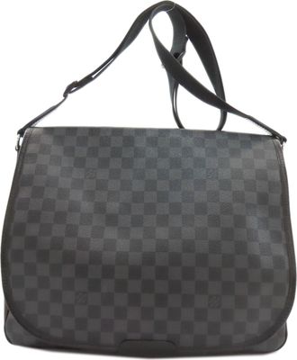 Louis Vuitton Damier Graphite Dark Gray Damier Canvas Shoulder Bag (Pre-Owned)
