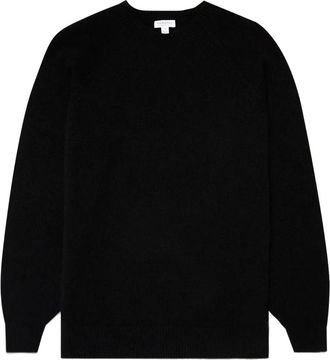 Sunspel crew-neck sweater - Zwart