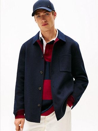 Tommy Hilfiger Smart Casual Wool Blend Shirt Jacket