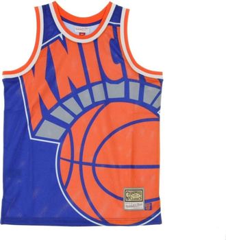 Mitchell & Ness Basketbal top basketbal - Heren - Tops zonder mouwen - Blauw - M - Tops