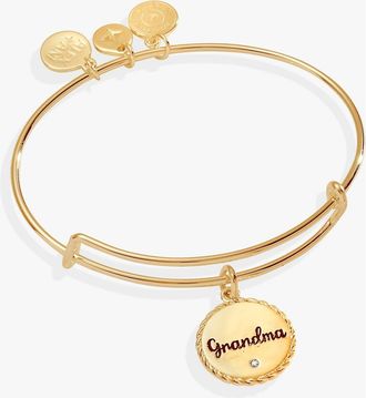 Alex and Ani Grandma Charm Bangle Bracelet in Gold at Nordstrom