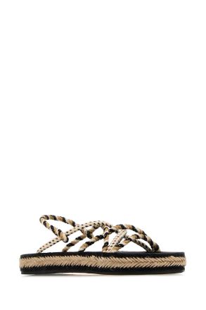 Isabel Marant Womens Kitza Sandals Multicolor Fabric