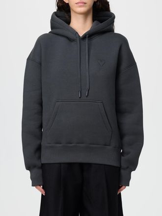 Ami Sweatshirt AMI PARIS Woman color Charcoal