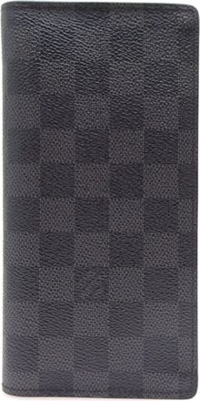Louis Vuitton Damier Graphite Black Damier Graphite Long Wallet (Bi-Fold) (Pre-Owned)