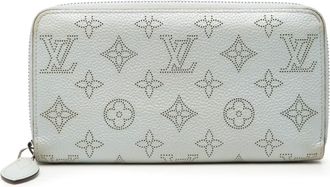 Louis Vuitton Light Blue Pvc Leather Long Wallet (Bi-Fold) (Pre-Owned)