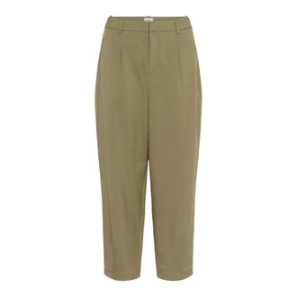 Kaffe Broek - Dames - Broeken - Groen - Maat: XS