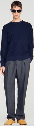 Sandro Terry knit jumper