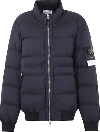 Stone Island Seamless Tunnel Nylon Down Tc Garment Dyed Bomber