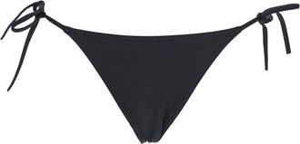 Eres malou Black Bikini Bottoms With Side Tie Closure In Tech Fabric Stretch Woman