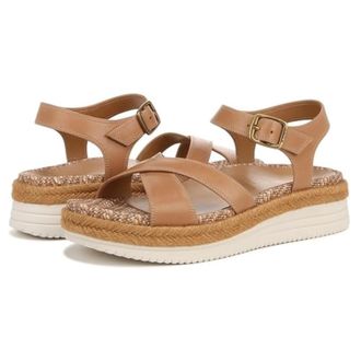 Vionic Womens Vionic Mar I8675L3202 Sandals Camel Brown Criss Cross Strappy ZAP1395