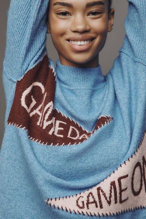 Sundry Game Day Mock-Neck Sweater