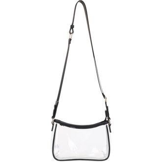 Mali + Lili Alana Clear Crossbody Bag in Black at Nordstrom