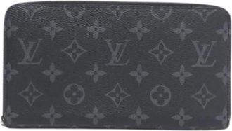 Louis Vuitton Pre-owned Wallets, male, Black, Size: ONE SIZE Pre-owned Monogram Eclipse Long Wallet