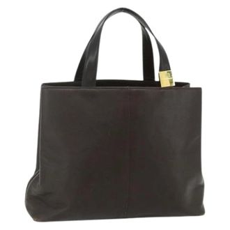 Burberry Pre-owned Handbags, female, Brown, Size: ONE SIZE Pre-owned Vintage Hand Bag