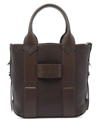 Hogan small Script tote bag - Brown