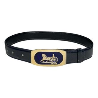 Celine Vintage, unisex, Zwart, ONE Size, Leer, Pre-owned Vintage Riem