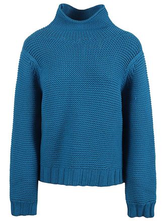 Liviana Conti Womens Wool Blend High Neck Jumper