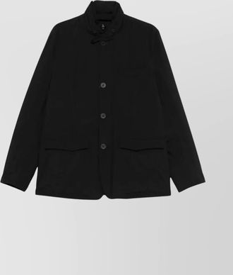 Herno down jacket high collar front pockets