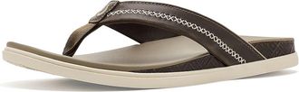 Olukai Shoreline Mens Sandals Mustang/Clay : 11 D - Medium, Leather