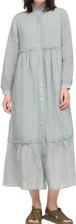 Sea New York Ruffled Sage Green Midi Dress Size S