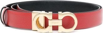 Ferragamo Red Gancini Belt