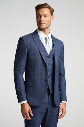 Ted Baker Mens Andes Plain Slim Jacket in Blue - Size 52 Regular