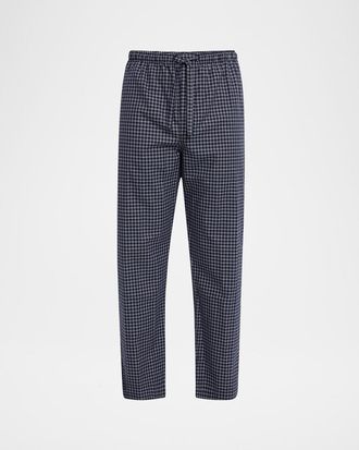 Derek Rose Mens Braemar Brushed Cotton Pajama Pants