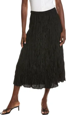 Eileen Fisher Flared Silk Midi Skirt