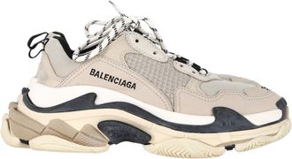 Balenciaga Pre-owned Womens Triple S Sneakers in Beige - Size EU 39