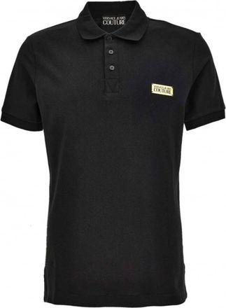 Versace Polo Shirt - Heren - Polos - Zwart - XL - Katoen - Tops