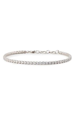 Serge DeNimes Chain Tennis Bracelet in Silver at Nordstrom