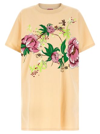 Kenzo Womens Peonies Kimono Dress
