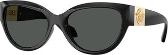 Versace VE4524U GB1/87 Womens Sunglasses Black Size 56