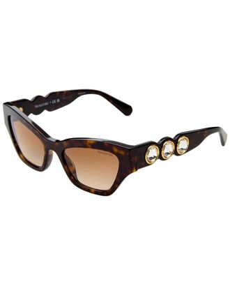 Swarovski Womens Sk602153-Y 53Mm Sunglasses