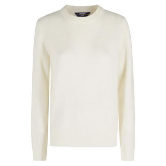 K-Way Dames, Truien, Wit, Maat: S Wol