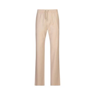 Agnona Broeken, Heren, Beige, M, Straight Broeken