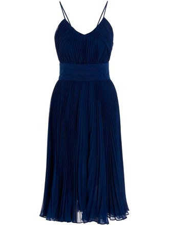 Max Mara Shoesino dress - women - Fabric - 42 - Blue