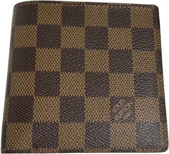 Louis Vuitton Pre-owned Wallets, female, Brown, Size: ONE SIZE Pre-owned Canvas wallets