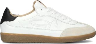 Fred De La Bretoniere Schoenen, Dames, Wit, 37 EU, Leer, Pearl Sign Lage Sneakers