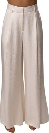 JLUXLABEL Monaco Wide Leg Pant in Ivory at Nordstrom, Size Medium