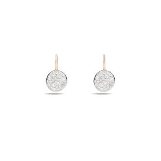 POMELLATO Diamond Sand Oorbellen - Dames - Oorbellen - Grijs - ONE Size - Accessoires