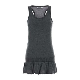 Gimaguas Short Dresses, female, Gray, Size: L Fille Mini Dress