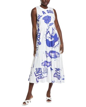 Farm Rio Farm Rio Rainha Das Aguas T-Shirt Dress