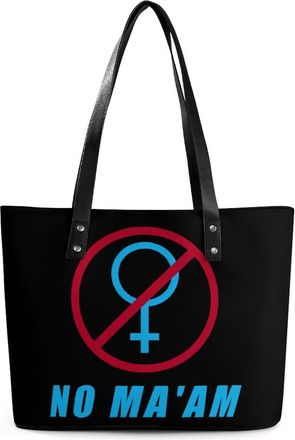 Generic NO MAAM Tote Bags for Women Cute Shoulder Purses Handbags